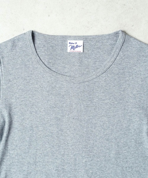 MILLER(ミラー)の「"02"≪Robert P. Miller≫パックT パネルリブ 長袖 Tシャツ(Tシャツ/カットソー・レディース・ブラック/オフホワイト/グレー/ブラック系1/ネイビー系1/ブラウン系1/ホワイト系1・FREE)」の11枚目の写真