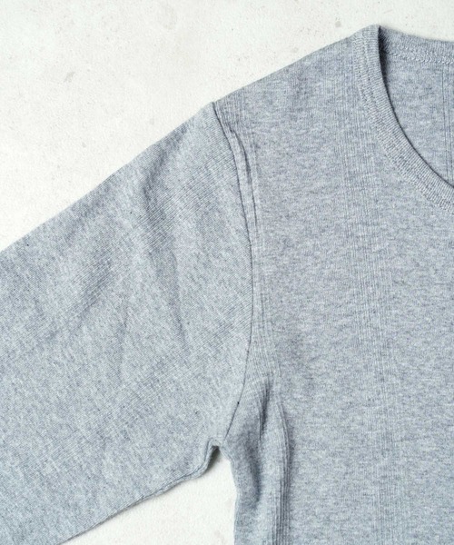 MILLER(ミラー)の「"02"≪Robert P. Miller≫パックT パネルリブ 長袖 Tシャツ(Tシャツ/カットソー・レディース・ブラック/オフホワイト/グレー/ブラック系1/ネイビー系1/ブラウン系1/ホワイト系1・FREE)」の12枚目の写真