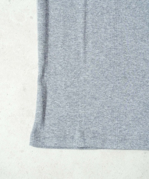 MILLER(ミラー)の「"02"≪Robert P. Miller≫パックT パネルリブ 長袖 Tシャツ(Tシャツ/カットソー・レディース・ブラック/オフホワイト/グレー/ブラック系1/ネイビー系1/ブラウン系1/ホワイト系1・FREE)」の14枚目の写真