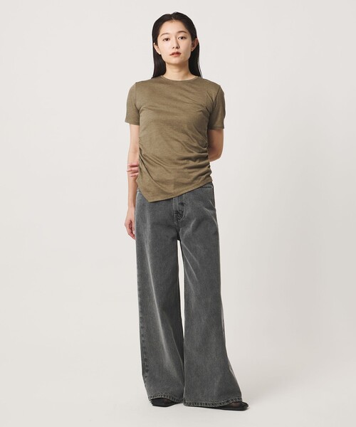 MARW UNITED ARROWS(マルゥ ユナイテッドアローズ)の「<MARW UNITED ARROWS>5ポケット ワイド デニムパンツ(デニムパンツ・レディース・グレー系/ライトブルー・38/36)」の5枚目の写真