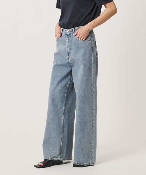 MARW UNITED ARROWS(マルゥ ユナイテッドアローズ)の「<MARW UNITED ARROWS>5ポケット ワイド デニムパンツ(デニムパンツ・レディース・グレー系/ライトブルー・38/36)」の7枚目の写真