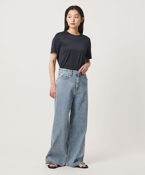 MARW UNITED ARROWS(マルゥ ユナイテッドアローズ)の「<MARW UNITED ARROWS>5ポケット ワイド デニムパンツ(デニムパンツ・レディース・グレー系/ライトブルー・38/36)」の9枚目の写真
