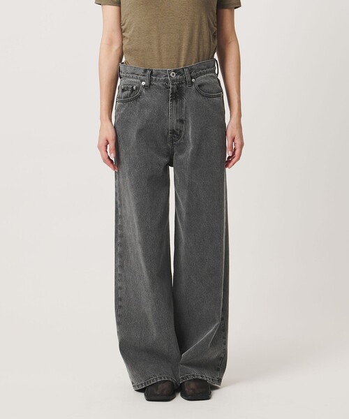 MARW UNITED ARROWS(マルゥ ユナイテッドアローズ)の「<MARW UNITED ARROWS>5ポケット ワイド デニムパンツ(デニムパンツ・レディース・グレー系/ライトブルー・38/36)」の10枚目の写真