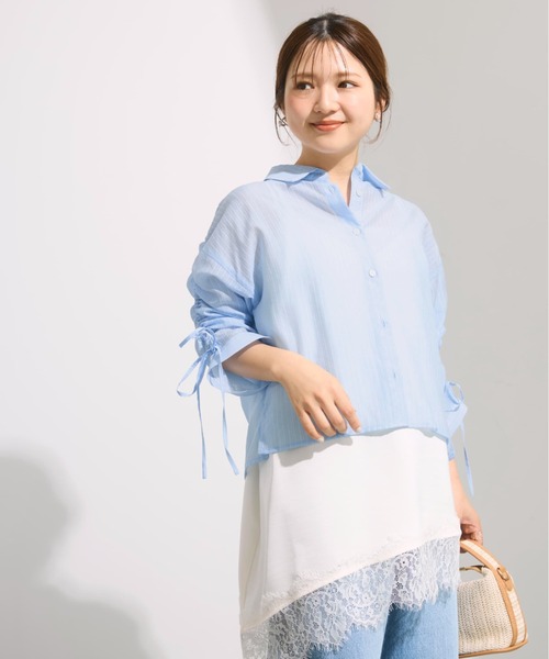 COHINA(コヒナ)の「レースサテンアシメキャミソール 【低身長・小柄女性】(キャミソール・レディース・ブラック/オフホワイト/グレイッシュベージュ・ONE SIZE)」の10枚目の写真
