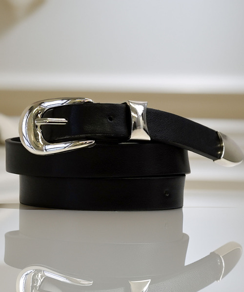 LEATHER STUDDED BELT（ベルト）｜JOHN LAWRENCE SULLIVAN（ジョン