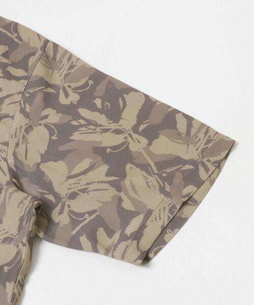 ITEMS URBANRESEARCH(アイテムズ アーバンリサーチ)の「ボタニカルプリント オープンカラー 半袖シャツ(シャツ/ブラウス・メンズ・ブラック/モカ/グレー/ブルー系その他・LARGE/MEDIUM)」の10枚目の写真
