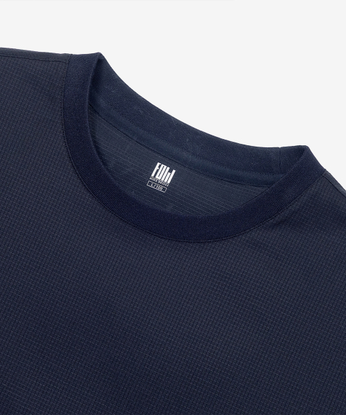 MINDBRIDGE（マインドブリッジ）の「[エアクール]エアホールオーバーフィットネイビーティーシャツ（Tシャツ/カットソー・メンズ・ネイビー・100/105/110/95）」の5枚目の写真
