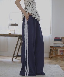 レースラインスウェットパンツ