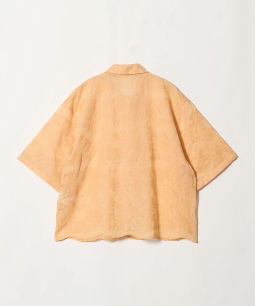 BEAUTY&YOUTH UNITED ARROWS(ビューティーアンドユースユナイテッドアローズ)の「セルロースポリエステル クロスステッチ シャツ ウォッシャブル(シャツ/ブラウス・レディース・オフホワイト/ブラック/シャーベット・FREE)」の5枚目の写真
