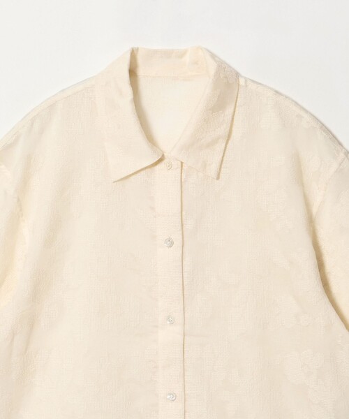 BEAUTY&YOUTH UNITED ARROWS(ビューティーアンドユースユナイテッドアローズ)の「セルロースポリエステル クロスステッチ シャツ ウォッシャブル(シャツ/ブラウス・レディース・オフホワイト/ブラック/シャーベット・FREE)」の12枚目の写真