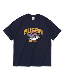 釜山カモメトリップ半袖Tシャツ(ネイビー)