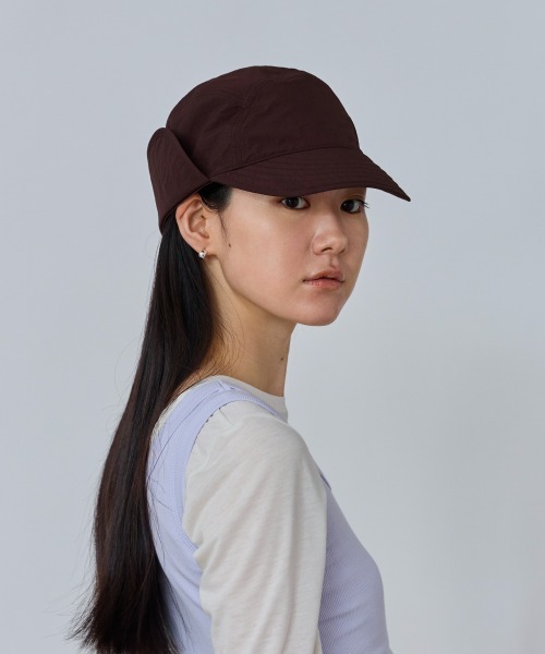 OVERRIDE(オーバーライド)の「OVERRIDE REN RIPSTOP USHANKA CAP SG / オーバーライド(キャップ・レディース・ブルー/ブラック/ブラウン・58cm)」の10枚目の写真