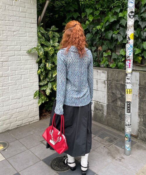 CIAOPANIC(チャオパニック)の「ぽこぽこポップコーンスキッパーシャツ(シャツ/ブラウス・レディース・ブラウン系その他/ブラック系その他/ブラウン/イエロー/グリーン/ブルー/ブラック/ベージュ/レッド/ブラウン系その他2/ブラック系その他2・ONE SIZE)」の18枚目の写真