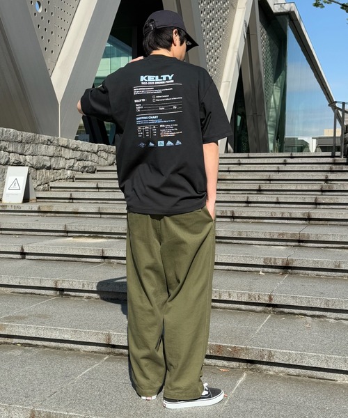 KELTY(ケルティ)の「【KELTY】≪別注≫Back Print vintage archive classical LOGO crewneck Tee Colorful Print(Tシャツ/カットソー・レディース・ホワイト/ブラック/グレー/ピンク・S/L/XS/M)」の17枚目の写真