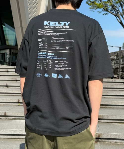KELTY(ケルティ)の「【KELTY】≪別注≫Back Print vintage archive classical LOGO crewneck Tee Colorful Print(Tシャツ/カットソー・レディース・ホワイト/ブラック/グレー/ピンク・S/L/XS/M)」の21枚目の写真
