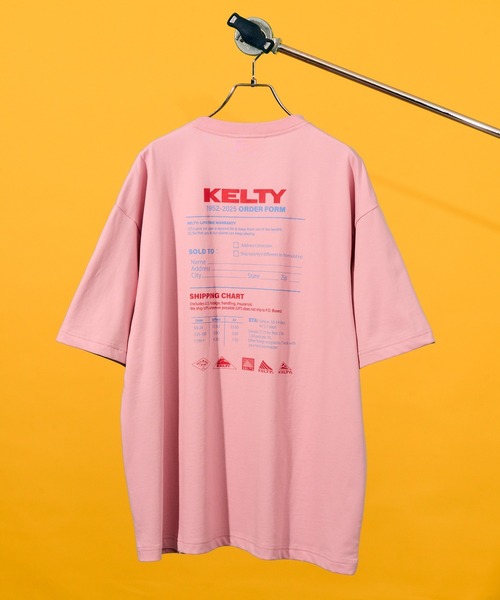 KELTY(ケルティ)の「【KELTY】≪別注≫Back Print vintage archive classical LOGO crewneck Tee Colorful Print(Tシャツ/カットソー・レディース・ホワイト/ブラック/グレー/ピンク・S/L/XS/M)」の12枚目の写真