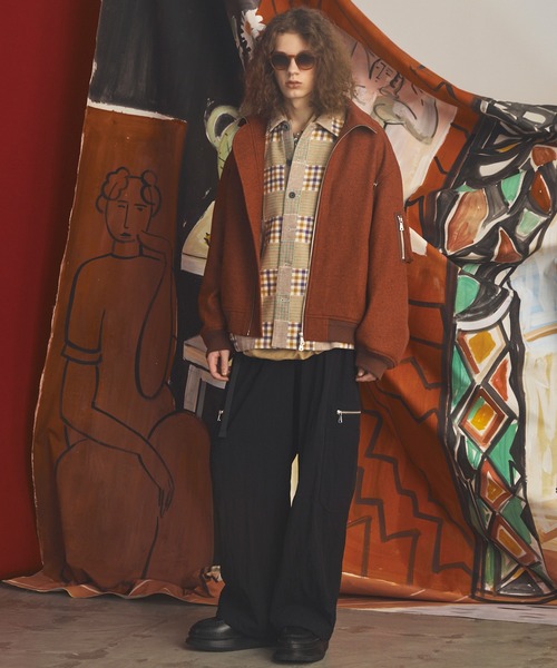 MAISON SPECIAL(メゾンスペシャル)の「《UNISEX》Fibrillated Nylon Prime-Wide Belted Garden Pants/フィブリルナイロンプライムワイドベルテッドガーデンパンツ【MAISON SPECIAL/メゾンスペシャル】(その他パンツ・メンズ・ブラック/グレイッシュベージュ/ターコイズブルー・2/1/0)」の10枚目の写真