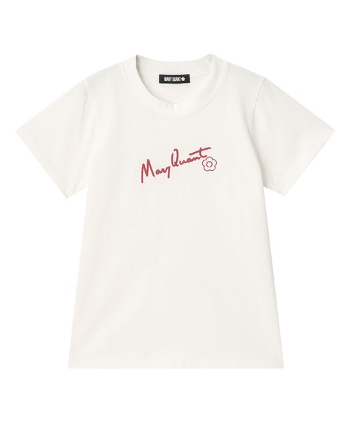 MARY QUANT(マリークワント)の「チェーンステッチ Tシャツ(Tシャツ/カットソー・レディース・ブルー/ピンク/ホワイト/ブラック・M)」の18枚目の写真