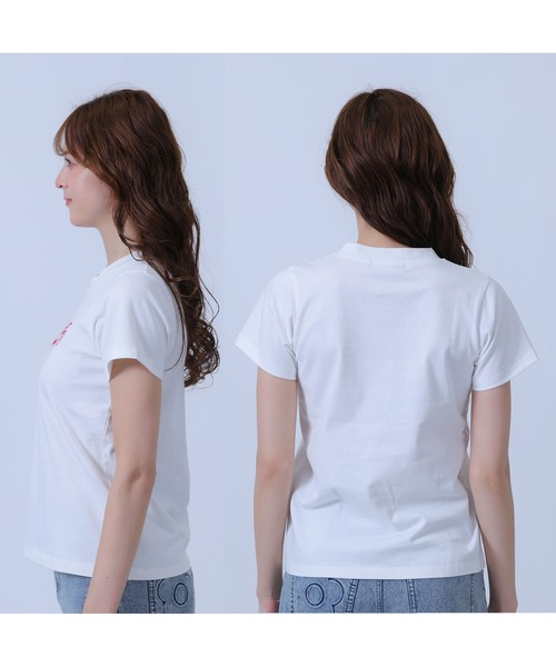 MARY QUANT(マリークワント)の「チェーンステッチ Tシャツ(Tシャツ/カットソー・レディース・ブルー/ピンク/ホワイト/ブラック・M)」の19枚目の写真