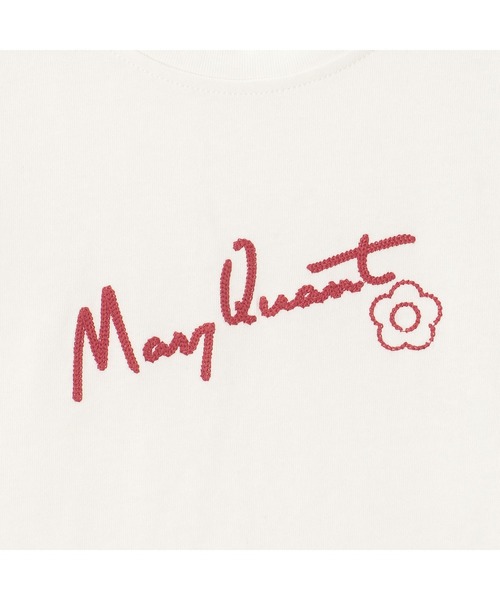 MARY QUANT(マリークワント)の「チェーンステッチ Tシャツ(Tシャツ/カットソー・レディース・ブルー/ピンク/ホワイト/ブラック・M)」の20枚目の写真