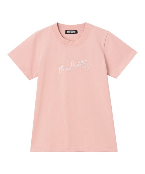MARY QUANT(マリークワント)の「チェーンステッチ Tシャツ(Tシャツ/カットソー・レディース・ブルー/ピンク/ホワイト/ブラック・M)」の7枚目の写真