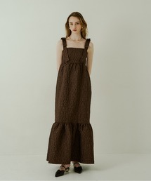 LE'RURE | Jacquard ribbon tiered onepiece(ワンピース)