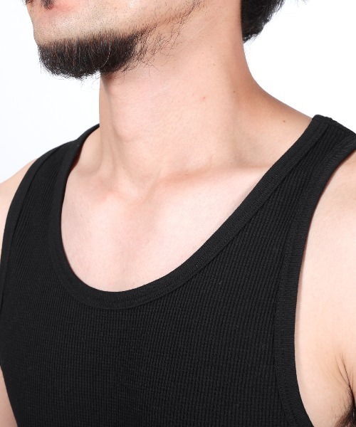 LUXSTYLE(ラグスタイル)の「サーマルタンクトップ(タンクトップ・メンズ・ピンク/グレー/ホワイト・M/XL)」の19枚目の写真