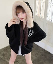 one after another NICE CLAUP | 【Premium order】マシュマロフェイクファーパーカー(ニット/セーター)
