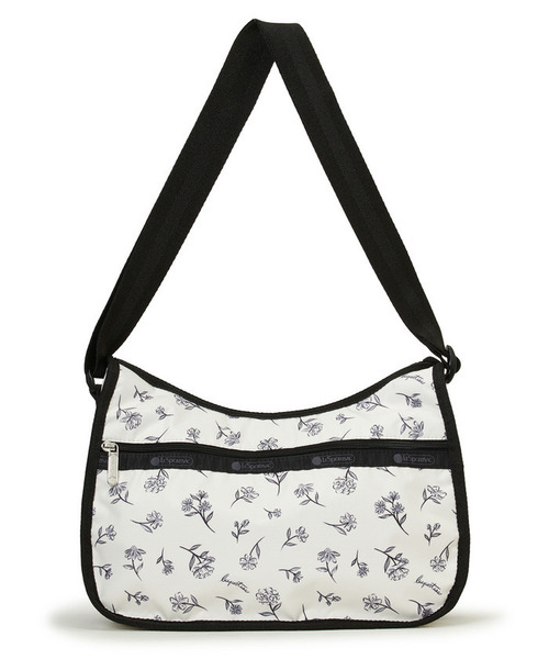 LeSportsac(レスポートサック)の「CLASSIC HOBO インクスケッチドフローラルアイボリー(ショルダーバッグ・レディース・ホワイト・FREE)」の7枚目の写真