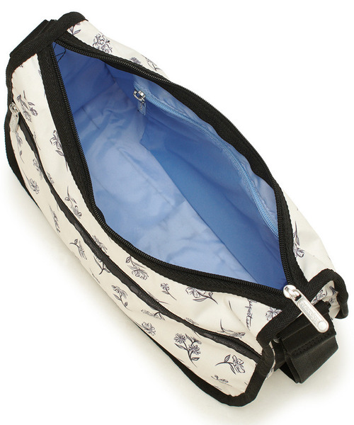 LeSportsac(レスポートサック)の「CLASSIC HOBO インクスケッチドフローラルアイボリー(ショルダーバッグ・レディース・ホワイト・FREE)」の8枚目の写真