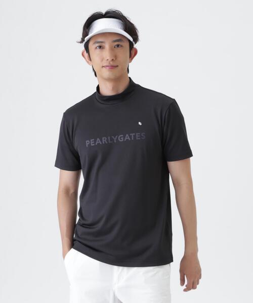 PEARLY GATES(パーリーゲイツ)の「【PEARLY GATES】Pg is PG フルダルカノコ半袖ハイネックカットソー(Tシャツ/カットソー・メンズ・ホワイト/ネイビー/オレンジ・SMALL/MEDIUM/LARGE/X-LARGE/XX-LARGE)」の2枚目の写真