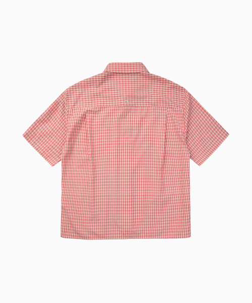 HELLO SUNRISE(ハローサンライズ)の「Surf Girl Check S/S Shirt_Pink(シャツ/ブラウス・レディース・PINK・SMALL/MEDIUM/LARGE)」の2枚目の写真