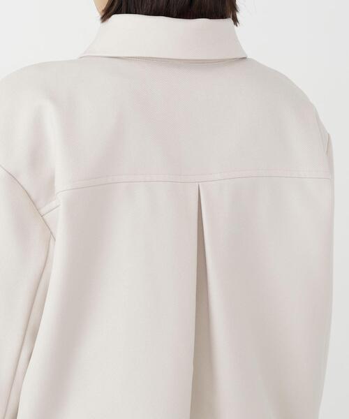 NATURAL BEAUTY BASIC（ナチュラルビューティーベーシック）の「ステンカラーブルゾン（ブルゾン・レディース・ブラウン/グレー/オフホワイト・FREE）」の15枚目の写真