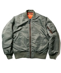 HOUSTON（ヒューストン）の「HOUSTON ヒューストン MA-1 FLIGHT JACKET / MA-1 フライトジャケット 中綿入り（MA-1）」