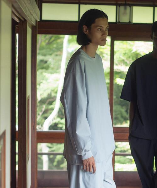 TOHA(トハ)の「リカバリーウェア布帛 長袖/ロングパンツ(ルームウェア/パジャマ・メンズ・チャコールグレー/ネイビー/ブルー・SMALL/X-LARGE/LARGE/MEDIUM)」の21枚目の写真