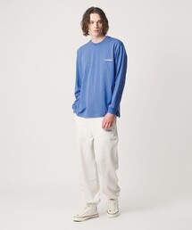 <CGS.>オーガニック コットン ロングスリーブ ロゴ Tシャツ