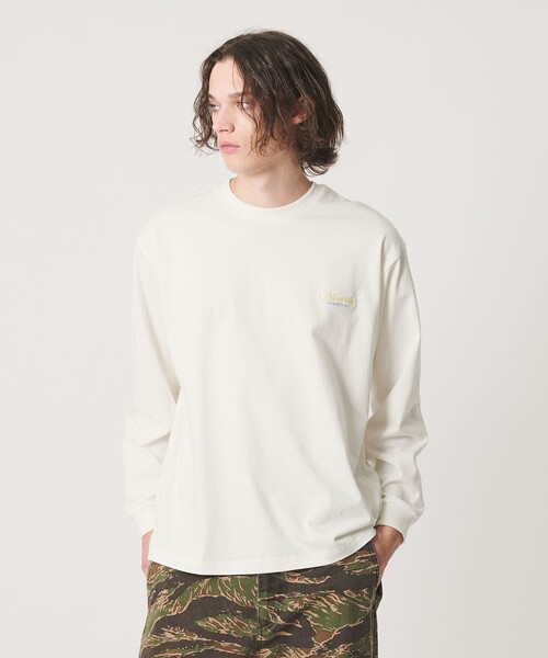 California General Store(California General Store)の「<CGS.>オーガニック コットン ロングスリーブ ロゴ Tシャツ(Tシャツ/カットソー・メンズ・オレンジ/ブラック/コバルトブルー/オフホワイト・S/XL/XS/M/L)」の5枚目の写真