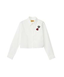 HYSTERIC GLAMOUR | RABBIT GHOSTワッペン ショート丈シャツ(シャツ/ブラウス)