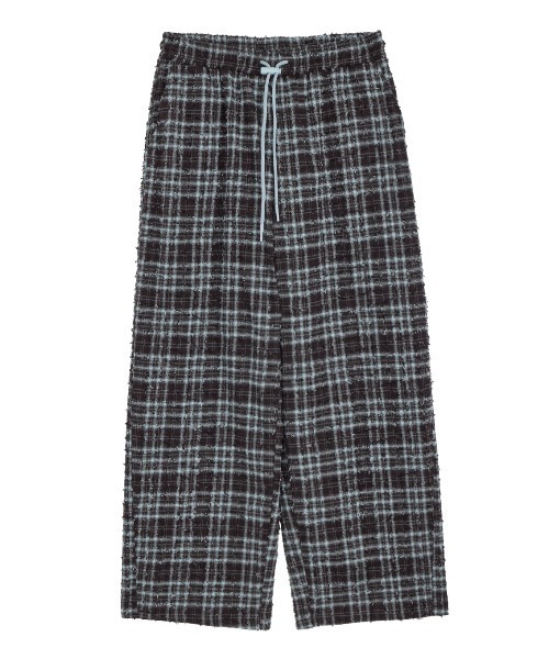 ELCHELE(エルチェレ)の「DAMAGE CHECK PANTS(その他パンツ・レディース・ブラック/ブラウン系その他2・36/38)」の4枚目の写真