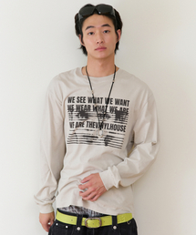 WE ARE LS TEE BEIGE