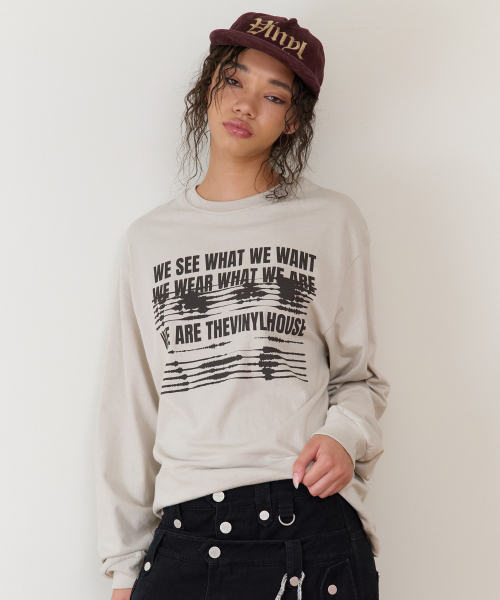 THEVINYLHOUSE(ザバイニルハウス)の「WE ARE LS TEE BEIGE(Tシャツ/カットソー・メンズ・その他・SMALL/MEDIUM/LARGE)」の6枚目の写真