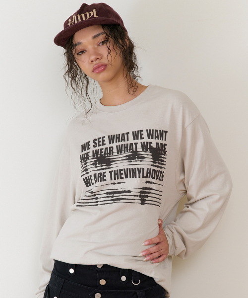 THEVINYLHOUSE(ザバイニルハウス)の「WE ARE LS TEE BEIGE(Tシャツ/カットソー・メンズ・その他・SMALL/MEDIUM/LARGE)」の9枚目の写真