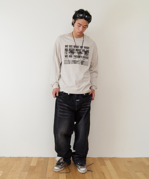 THEVINYLHOUSE(ザバイニルハウス)の「WE ARE LS TEE BEIGE(Tシャツ/カットソー・メンズ・その他・SMALL/MEDIUM/LARGE)」の10枚目の写真