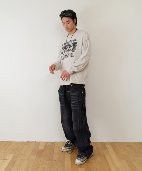 THEVINYLHOUSE(ザバイニルハウス)の「WE ARE LS TEE BEIGE(Tシャツ/カットソー・メンズ・その他・SMALL/MEDIUM/LARGE)」の11枚目の写真