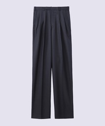 【JOHN LAWRENCE SULLIVAN】WOOL PLEATED TROUSERS