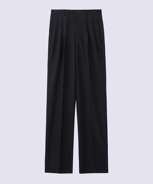 JOHN LAWRENCE SULLIVAN（ジョンローレンスサリバン）の「【JOHN LAWRENCE SULLIVAN】WOOL PLEATED TROUSERS（スラックス・メンズ・ブラック/ブラウン/グレー・46/44/48）」の2枚目の写真