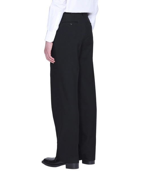 JOHN LAWRENCE SULLIVAN（ジョンローレンスサリバン）の「【JOHN LAWRENCE SULLIVAN】WOOL PLEATED TROUSERS（スラックス・メンズ・ブラック/ブラウン/グレー・46/44/48）」の7枚目の写真