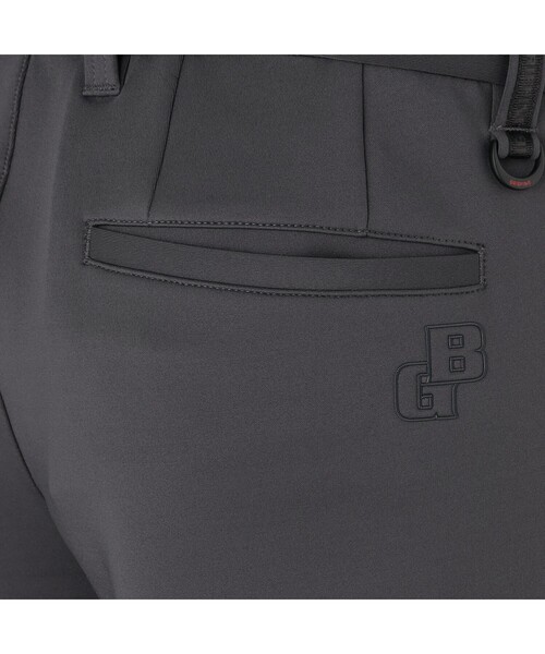 BRIEFING（ブリーフィング）の「【BRIEFING公式】MEN’S STITCHED 3D LOGO JOGGER PANTS（セットアップ／ロングパンツ／ストレッチ／ゴルフ／GOLF）（その他パンツ・メンズ・ブラック/チャコール・L/M/XL/S）」の4枚目の写真