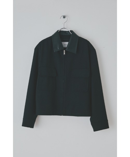 Muel Chic（ミュエルシック）の「Amara coat  アマラコート（ブルゾン・レディース・チャコールグレー/ブラック/マスタード・FREE）」の4枚目の写真