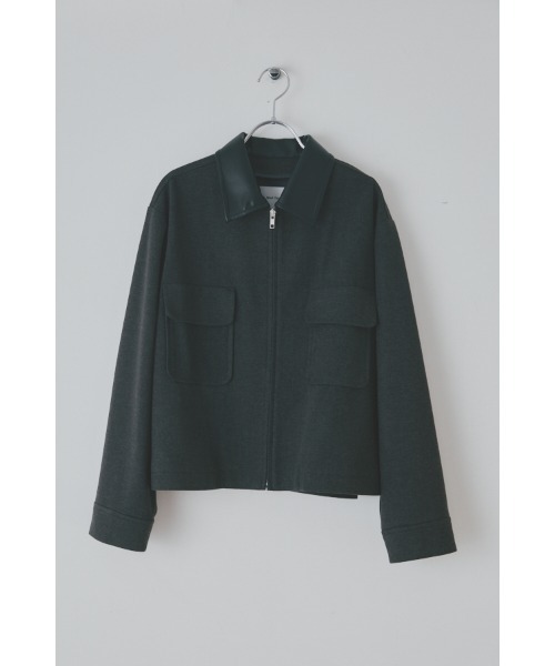 Muel Chic（ミュエルシック）の「Amara coat  アマラコート（ブルゾン・レディース・チャコールグレー/ブラック/マスタード・FREE）」の6枚目の写真